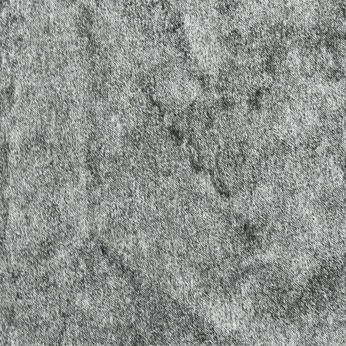 1 Yard Silver Classic Black Texture Printed Twill Woven Fabric Apparel Dresses 58 Inches Width