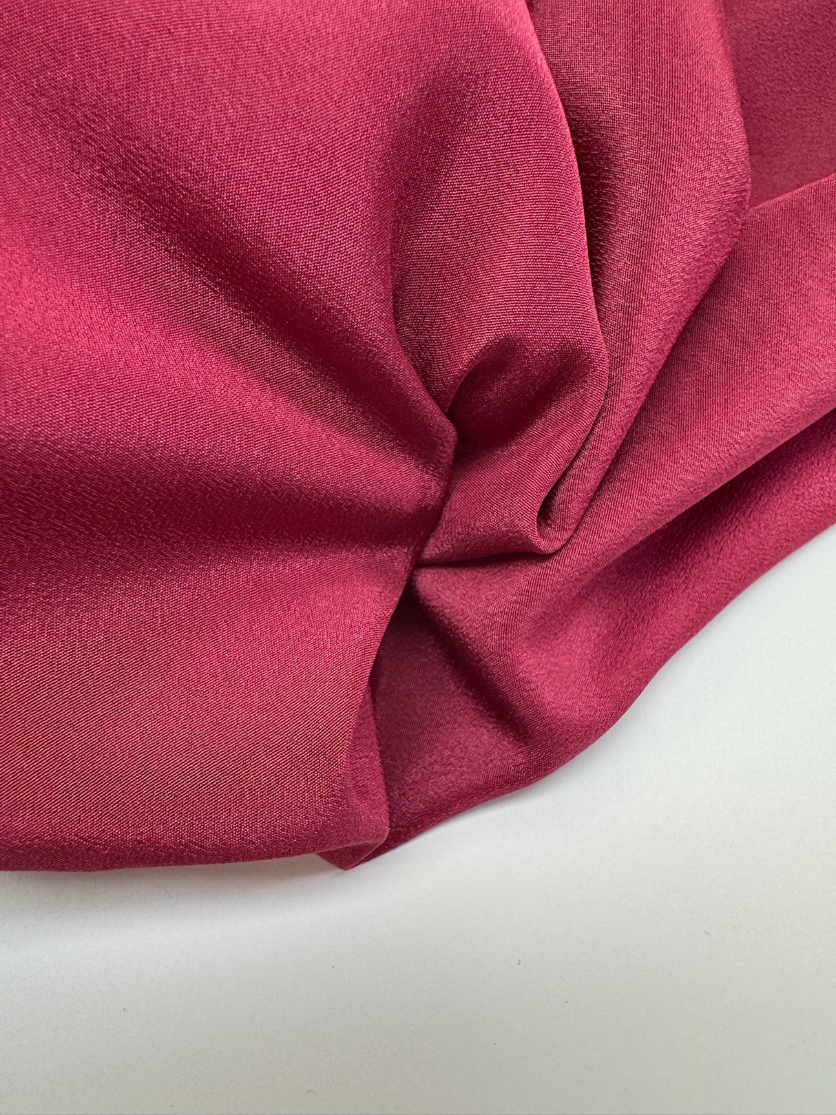 Pink Polyamide Crepe
