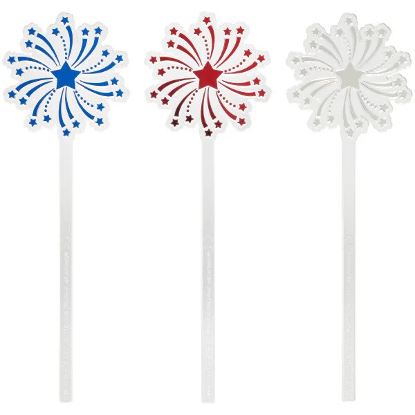 Fireworks Skewer themed Cupcake Cake Decorating pics 12 set