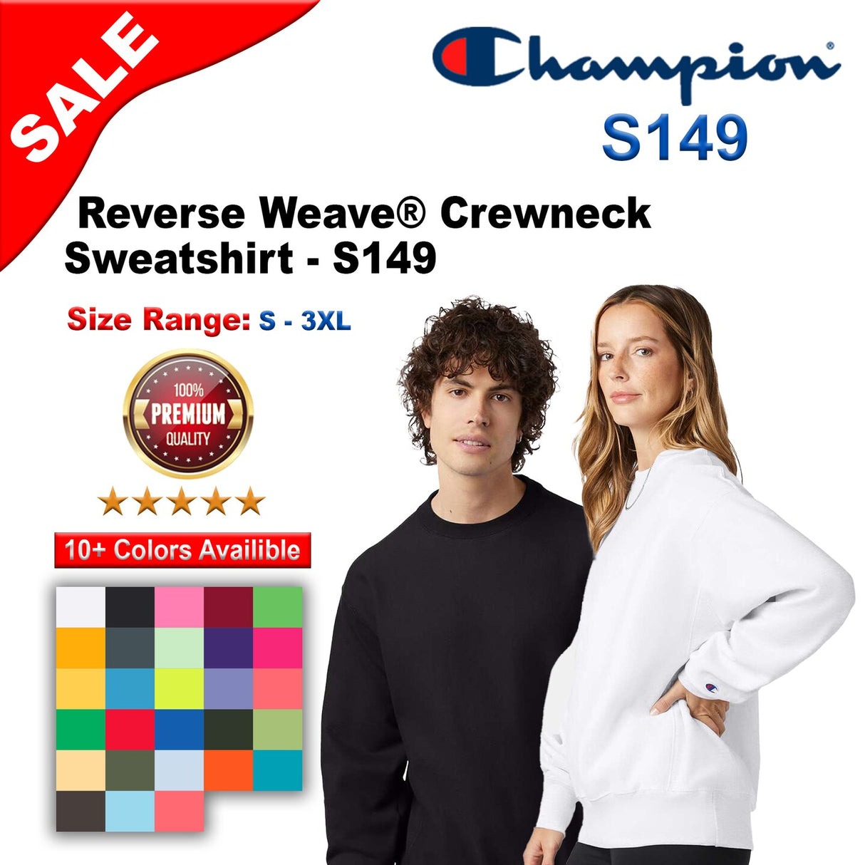 Champion® Powerblend Crewneck Sweatshirt