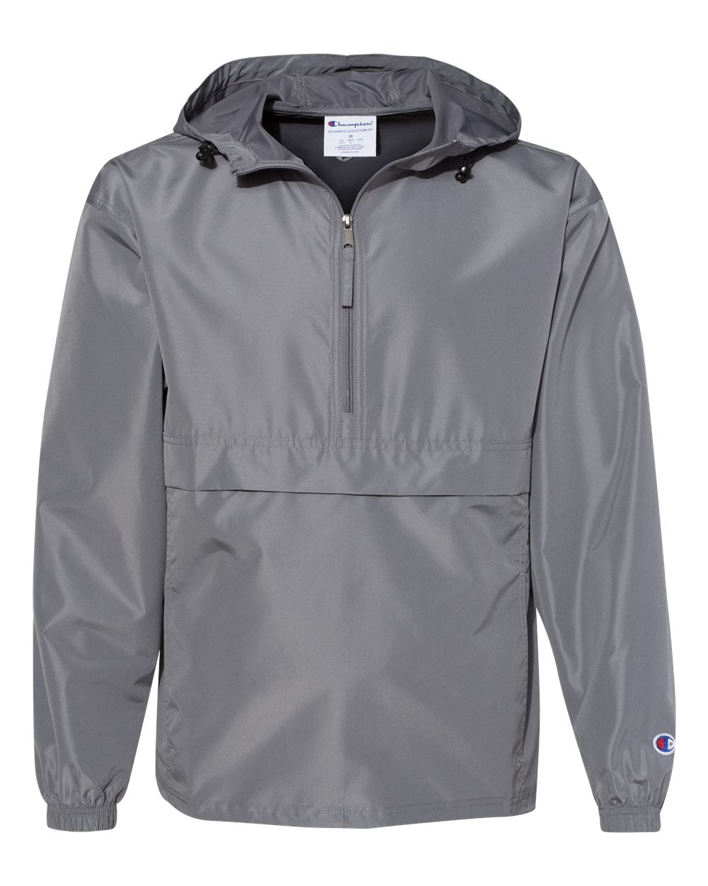 Champion® Hooded Packable Quarter-Zip Jacke