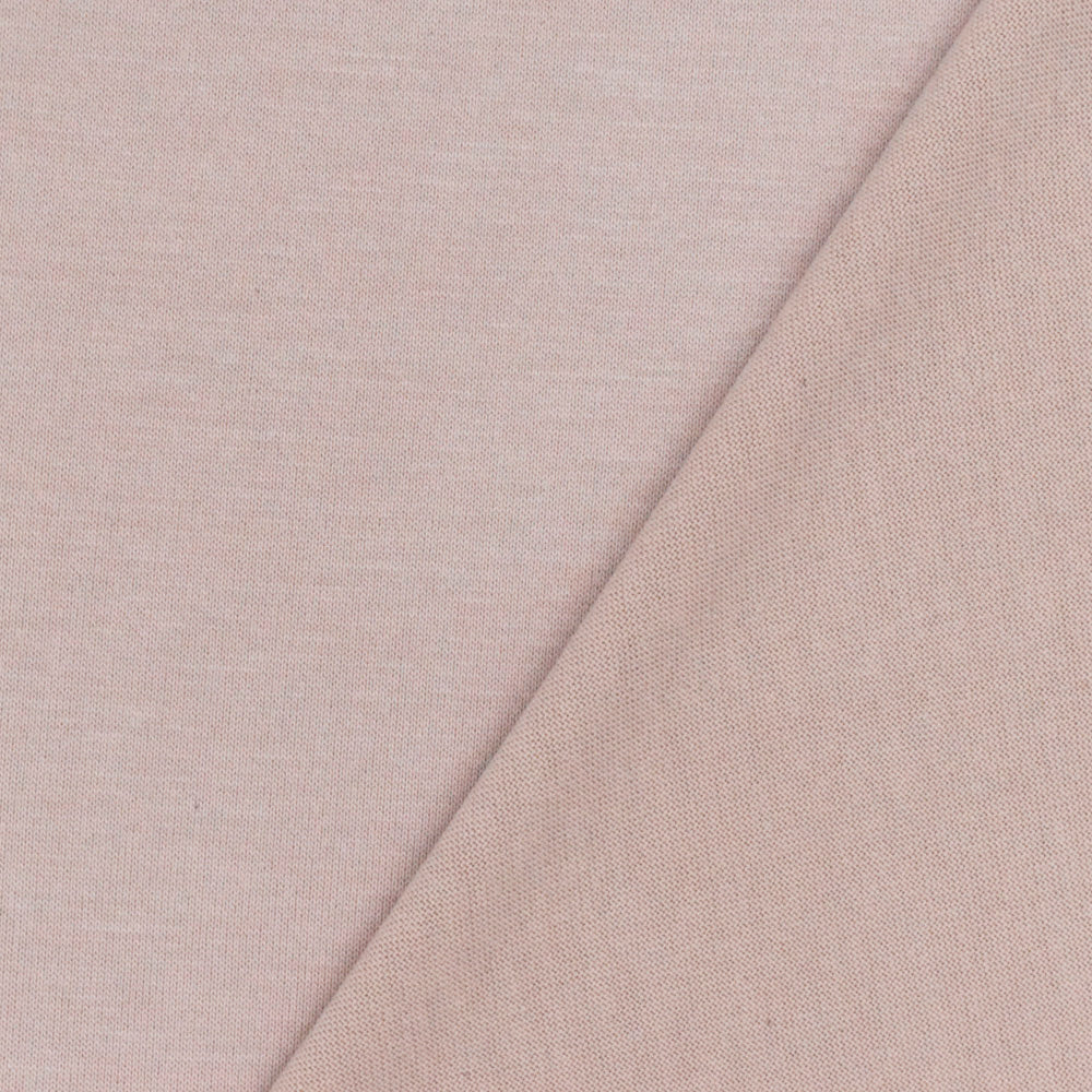 1 Yard Ice Rose Solid Stretch Brushed Jersey Knit Fabric For Blouses And Activewear 60 Inches Width