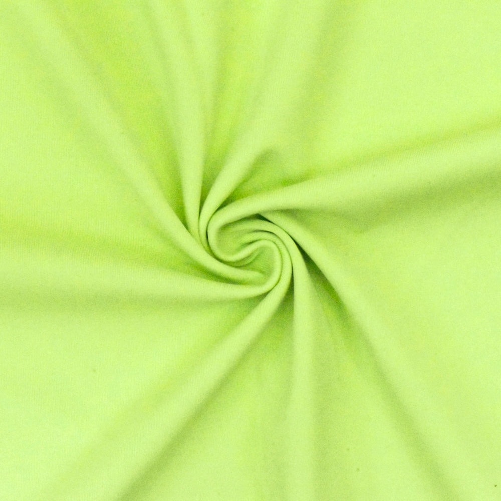 1 Yard Lime Yellow Solid Stretch Tricot Yoga Swimwear Knit Fabric For Swimwear And Activewear 54 Inches Width