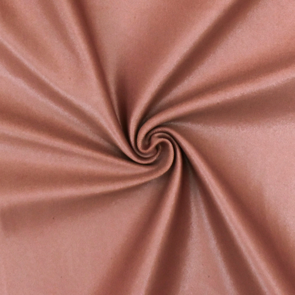 1 Yard Rosy Pink Solid Stretch Satin Tricot Yoga Knit Fabric For Activewear And Dancewear 59 Inches Width