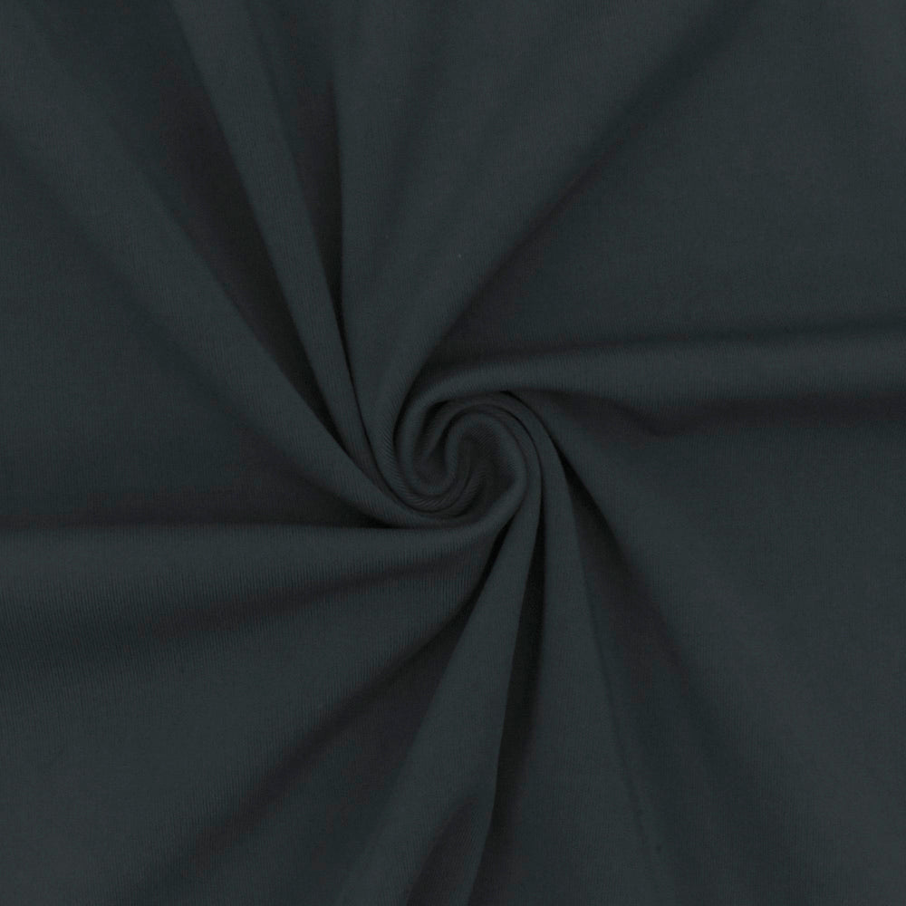 1 Yard Carbon Gray Solid Stretch Tricot Yoga Swimwear Knit Fabric For Swimwear And Activewear 52 Inches Width
