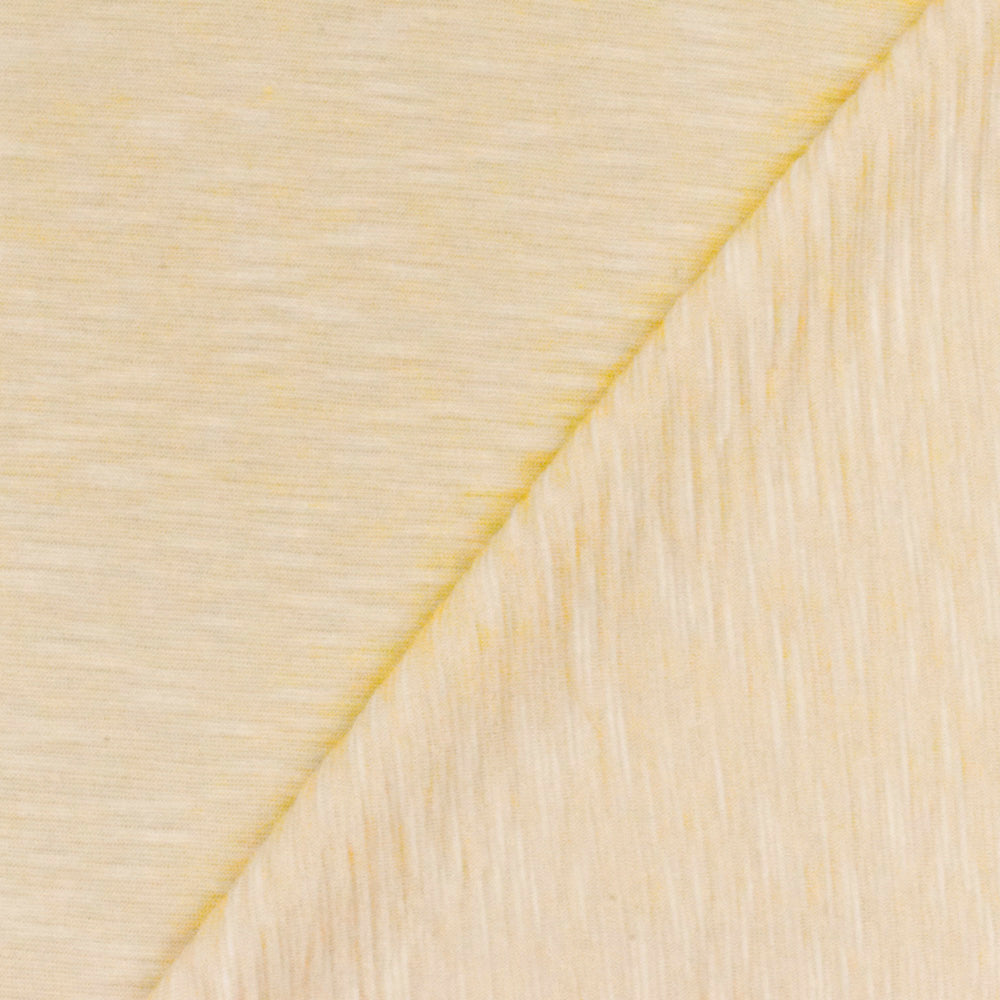 1 Yard Light Yellow White Stripe Crinkle Stretch Jersey Knit Fabric For Blouses And Dancewear 60 Inches Width