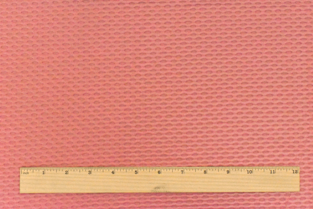 1 Yard Antique Rose Pink Stretch 3D Mesh Activewear Fabric Four Way Stretch 59 Inch Width