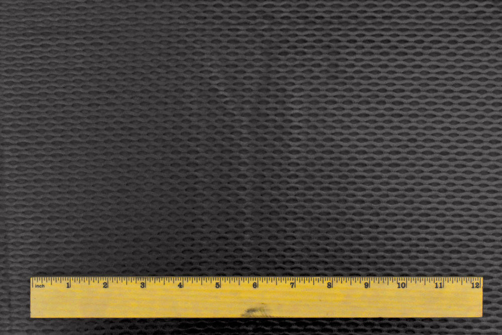 1 Yard Volcano Gray 3D Mesh Stretch Yoga Activewear Fabric For Dancewear And Overlays 58 Inches Width