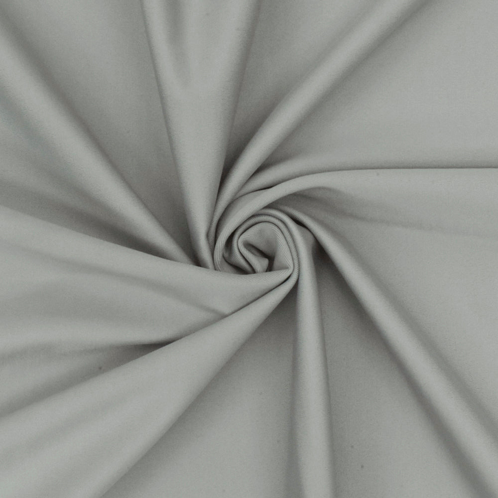 1 Yard Glacier Gray Solid Stretch Tricot Swimwear Fabric For Swimwear 57 Inches Width