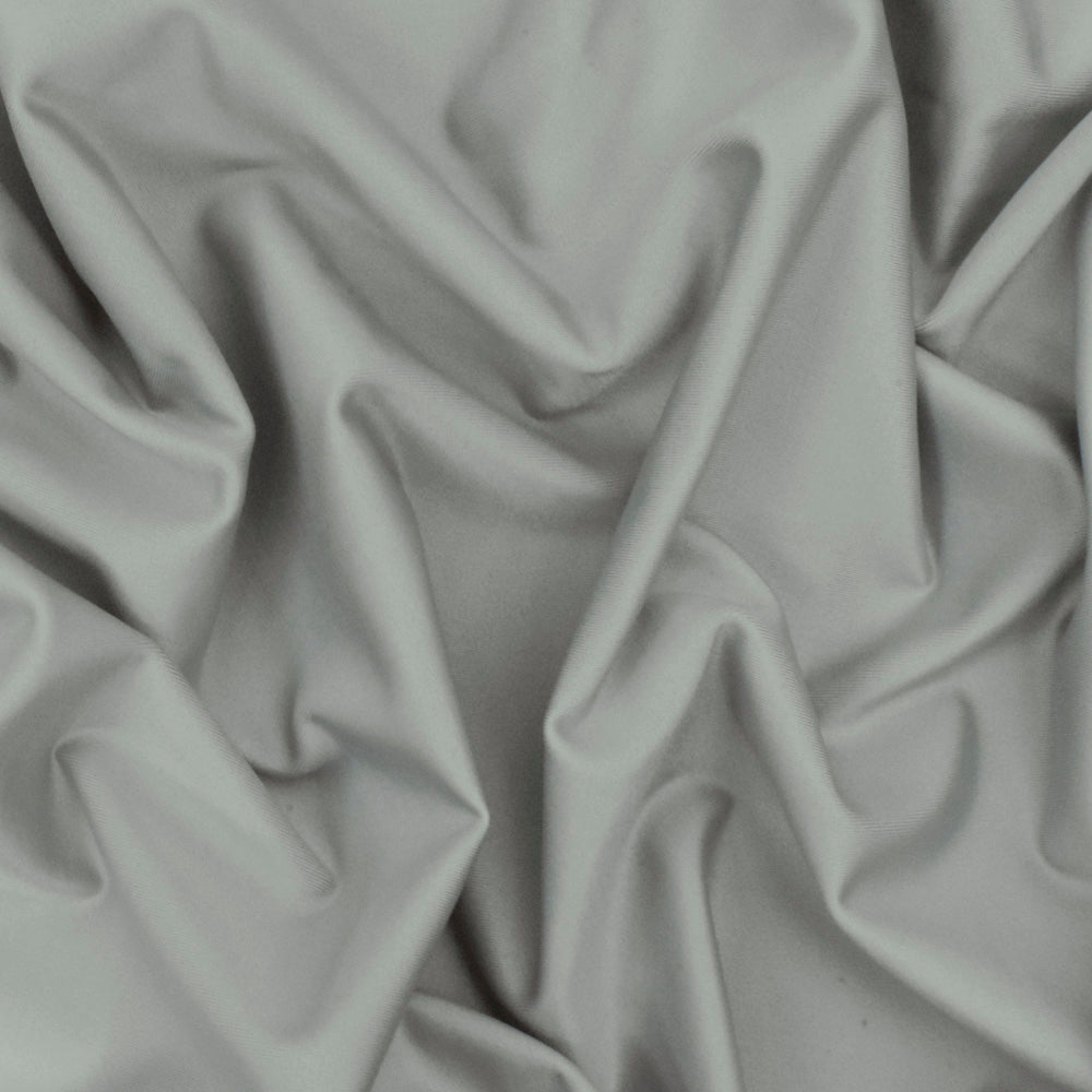 1 Yard Glacier Gray Solid Stretch Tricot Swimwear Fabric For Swimwear 57 Inches Width