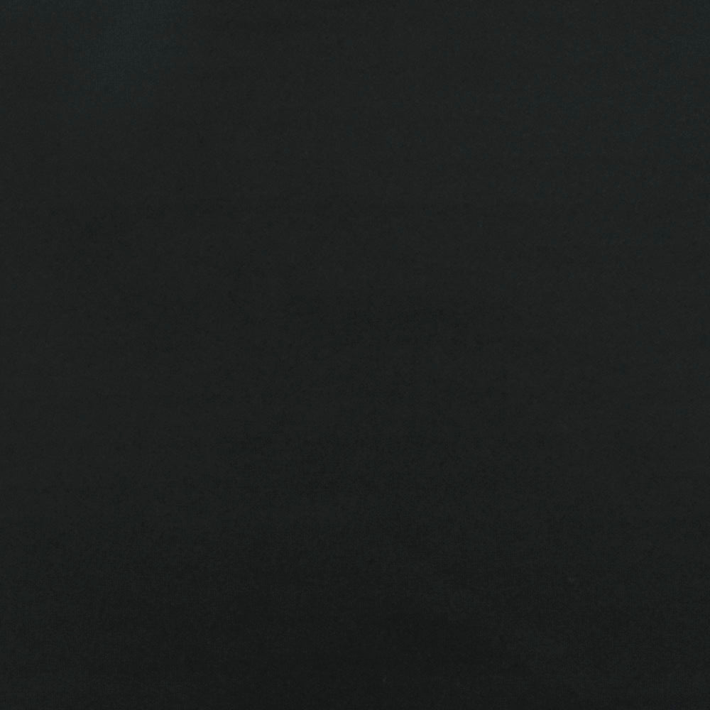 1 Yard Oil Black Solid Stretch Polyester Scuba Swimwear Knit Fabric For Swimwear 54 Inches Width