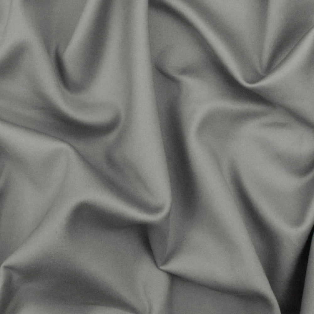 1 Yard Galaxy Gray Solid Stretch Polyester Scuba Swimwear Knit Fabric For Swimwear And Activewear 53 Inches Width