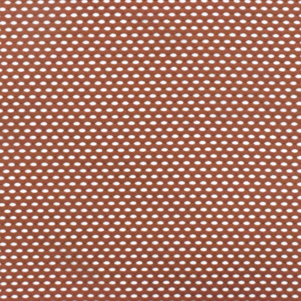 1 Yard Copper Brown Mesh Stretch Yoga Activewear Knit Fabric For Dancewear And Blouses 51 Inches Width