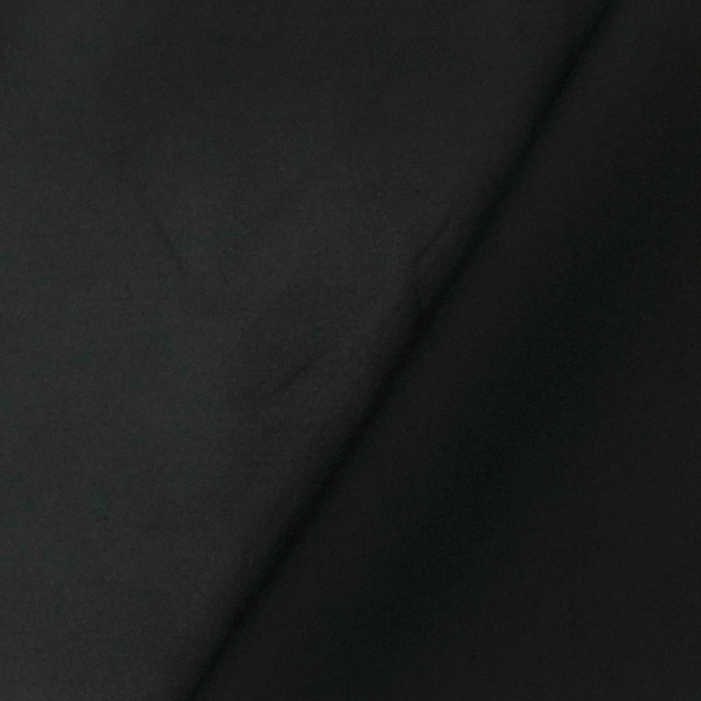 1 Yard Jade Black Solid Stretch Scuba Swimwear Knit Fabric Four Way Stretch 55 Inch Width