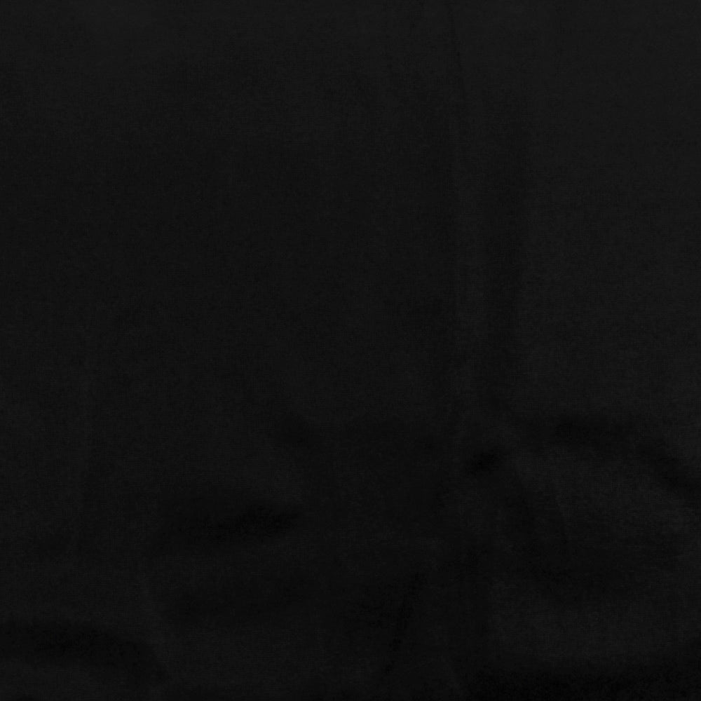1 Yard Glamour Black Satin-Like Stretch Jersey Knit Fabric For Activewear And Blouses 58 Inches Width