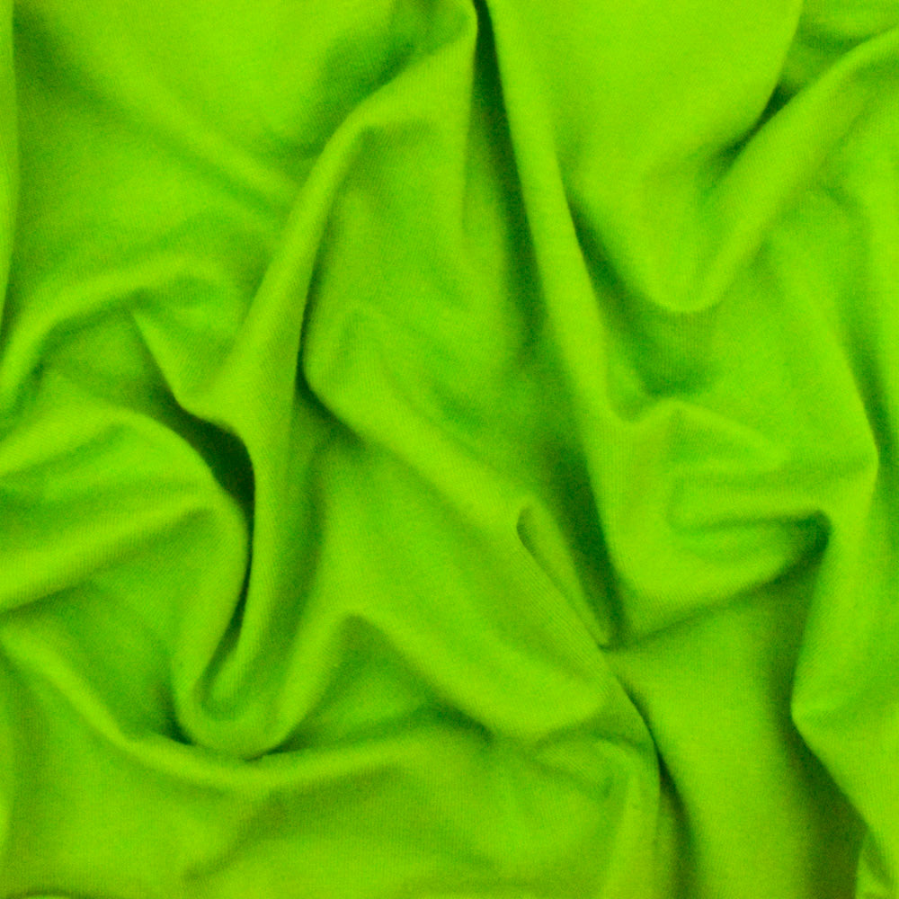 1 Yard Greenery Green Cotton Jersey Knit Fabric Stretch Matte Finish 65 Inch Width