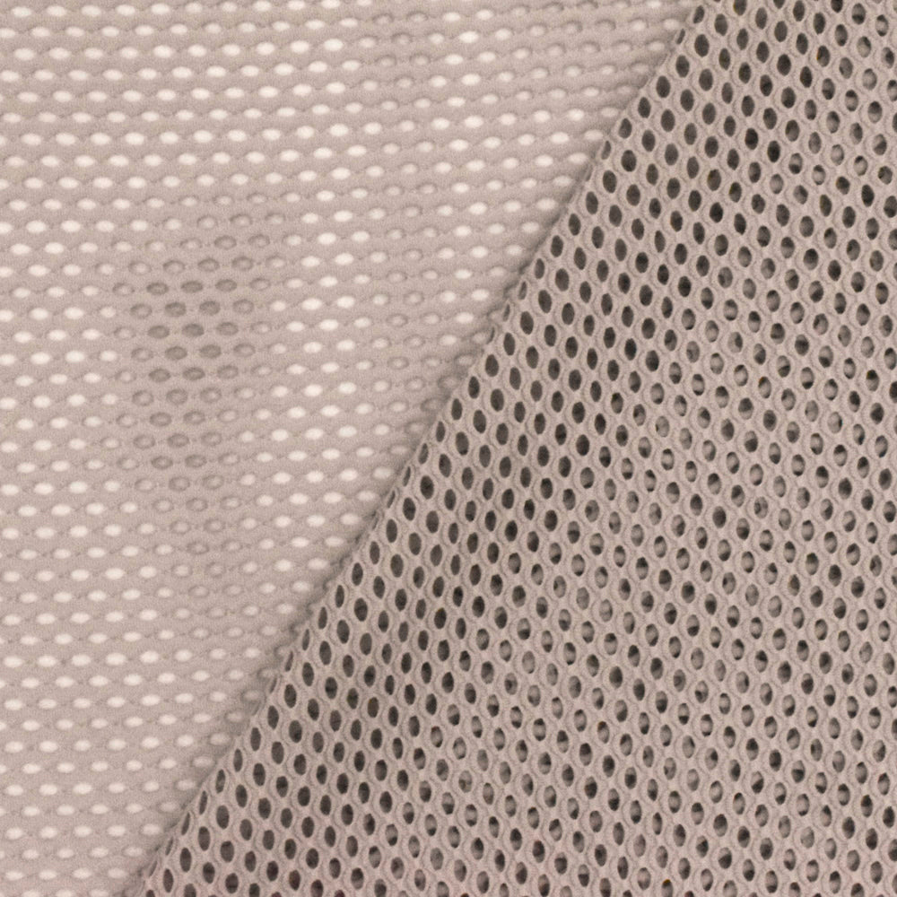 1 Yard Muted Beige Mesh Stretch Yoga Activewear Knit Fabric Four Way 52 Inch Width