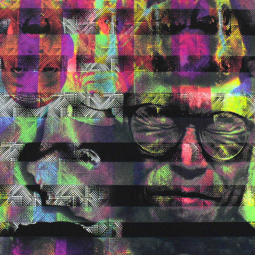 1 Yard Stretch Tricot Swimwear Fabric Face Print Matte Nylon Spandex 60 Inch Width