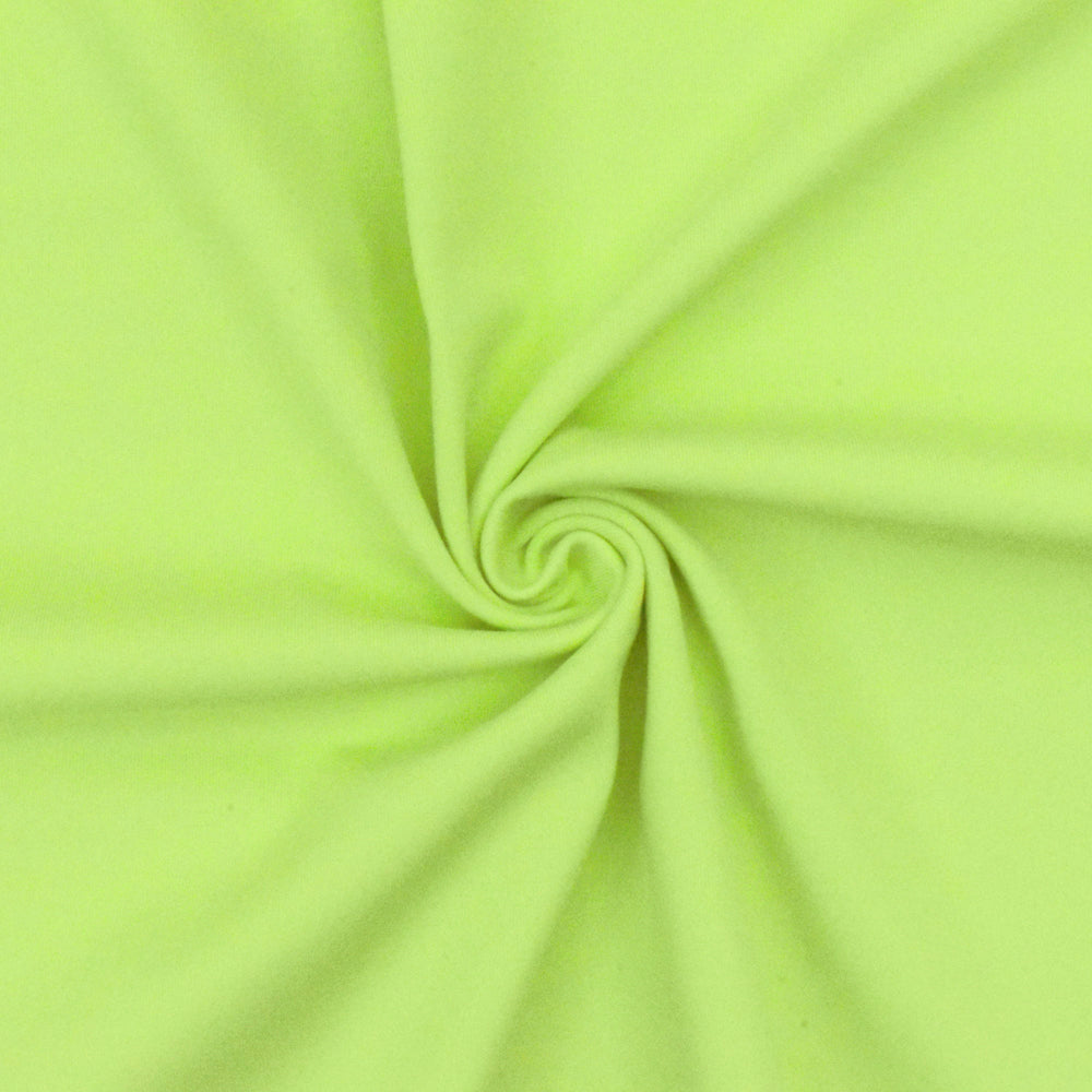 1 Yard Lime Green Solid Stretch Tricot Swimwear Fabric 55 Inches Wide