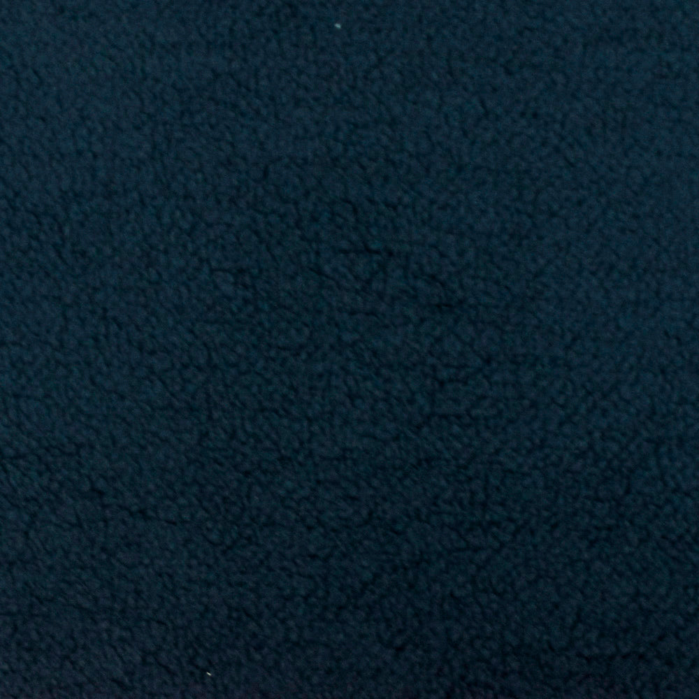 1 Yard Navy Blue Stretch Berber Fleece Knit Fabric 65 Inches Wide