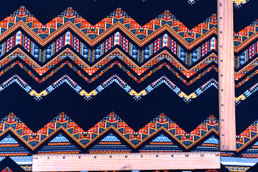 1 Yard Stormy Gray, White & Black Famous Designer Textured Double Knit Fabric 62 Inches Wide