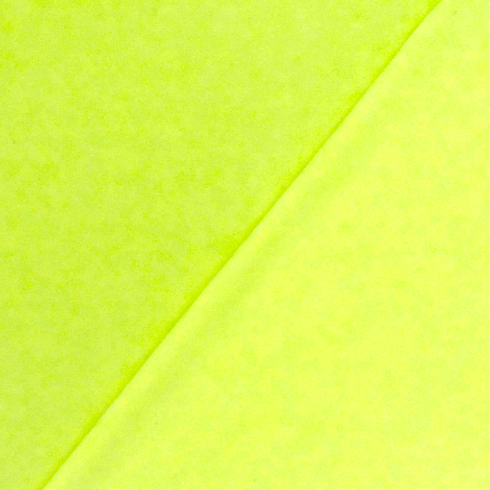 1 Yard Neon Yellow Activewear Stretch Knit Fabric Soft Spandex Lightweight 58 Inches Width
