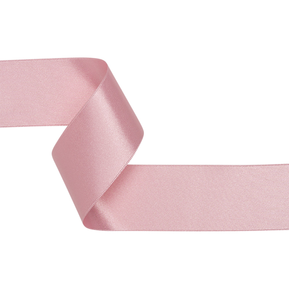 1.5" Pink Double Face French Satin Ribbon