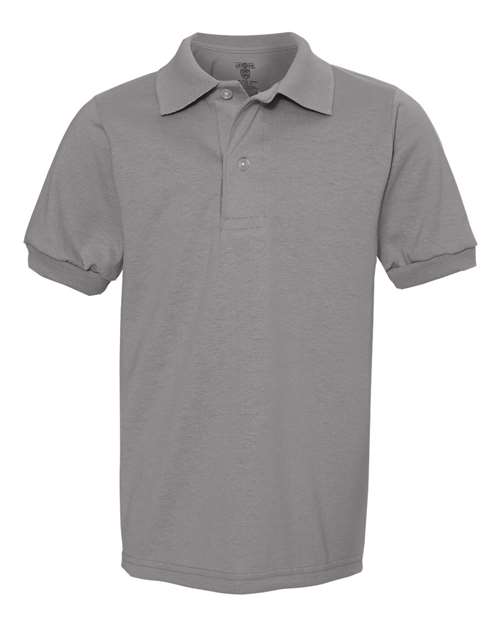 Jerzees® Youth Dri-Power Polo - Comfortable & Sustainable 50/50 Cotton/Polyester