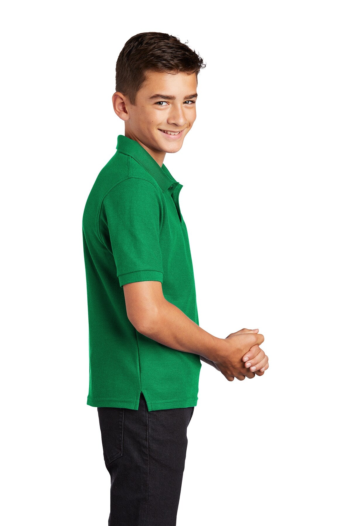 Silk Touch Polo T-shirt For Youth | RADYAN®