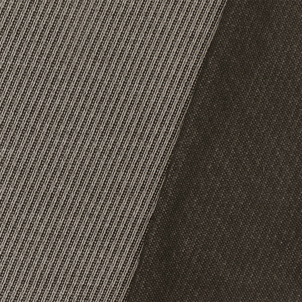 1 Yard Ash Beige Gray Twill Jacquard Wool Cotton Double Knit Fabric for Jackets 60 Inches Width