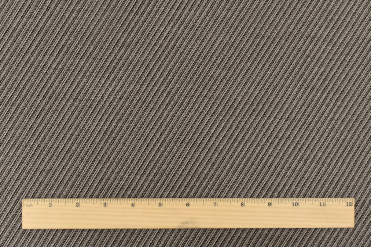 1 Yard Ash Beige Gray Twill Jacquard Wool Cotton Double Knit Fabric for Jackets 60 Inches Width