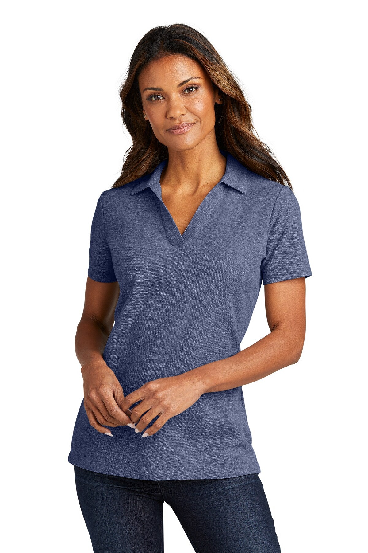 Port Authority® Women's C-FREE Cotton Blend Pique Polo