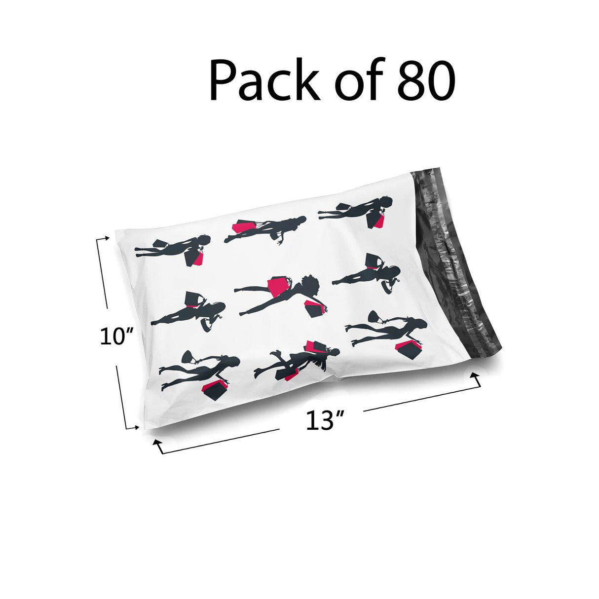 Glossy Design Poly Mailer Envelopes 10" x 13" Multi design, Weight 0.25 to 1 Ib