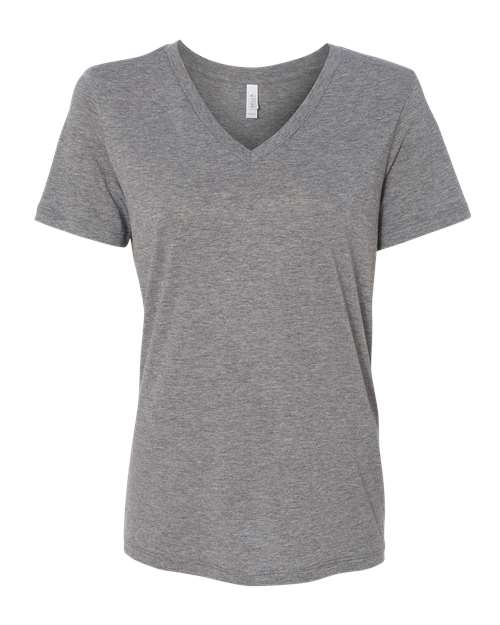 BELLA + CANVAS® Women's Relaxed Triblend Short Sleeve V-Neck T-shirt
