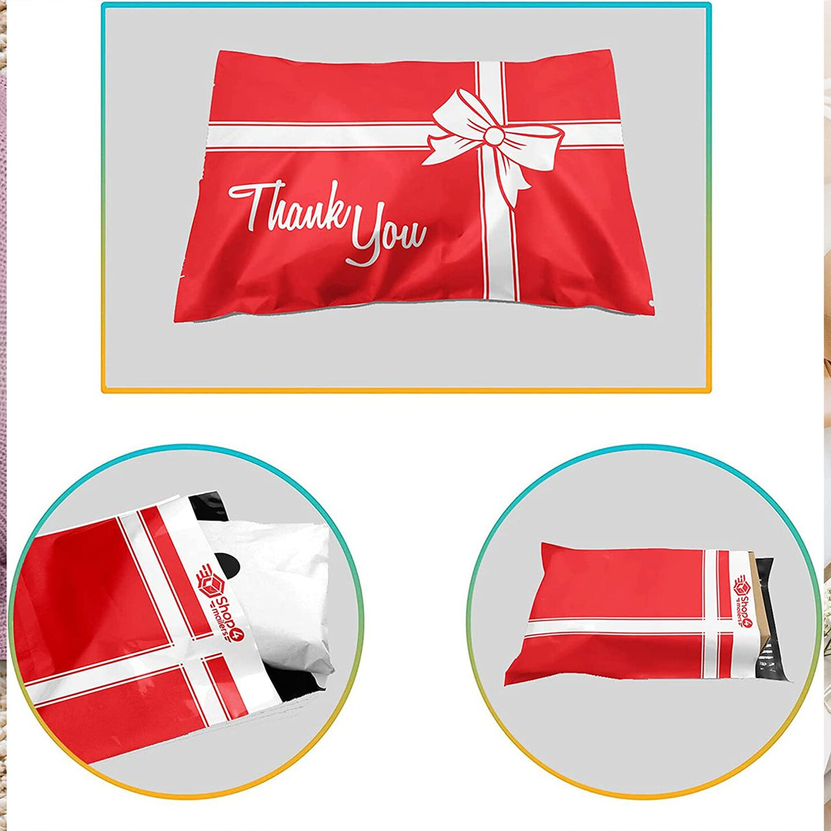 Design Poly Mailer Envelopes - 10 x 13 Glossy (Multi Pack & Design)