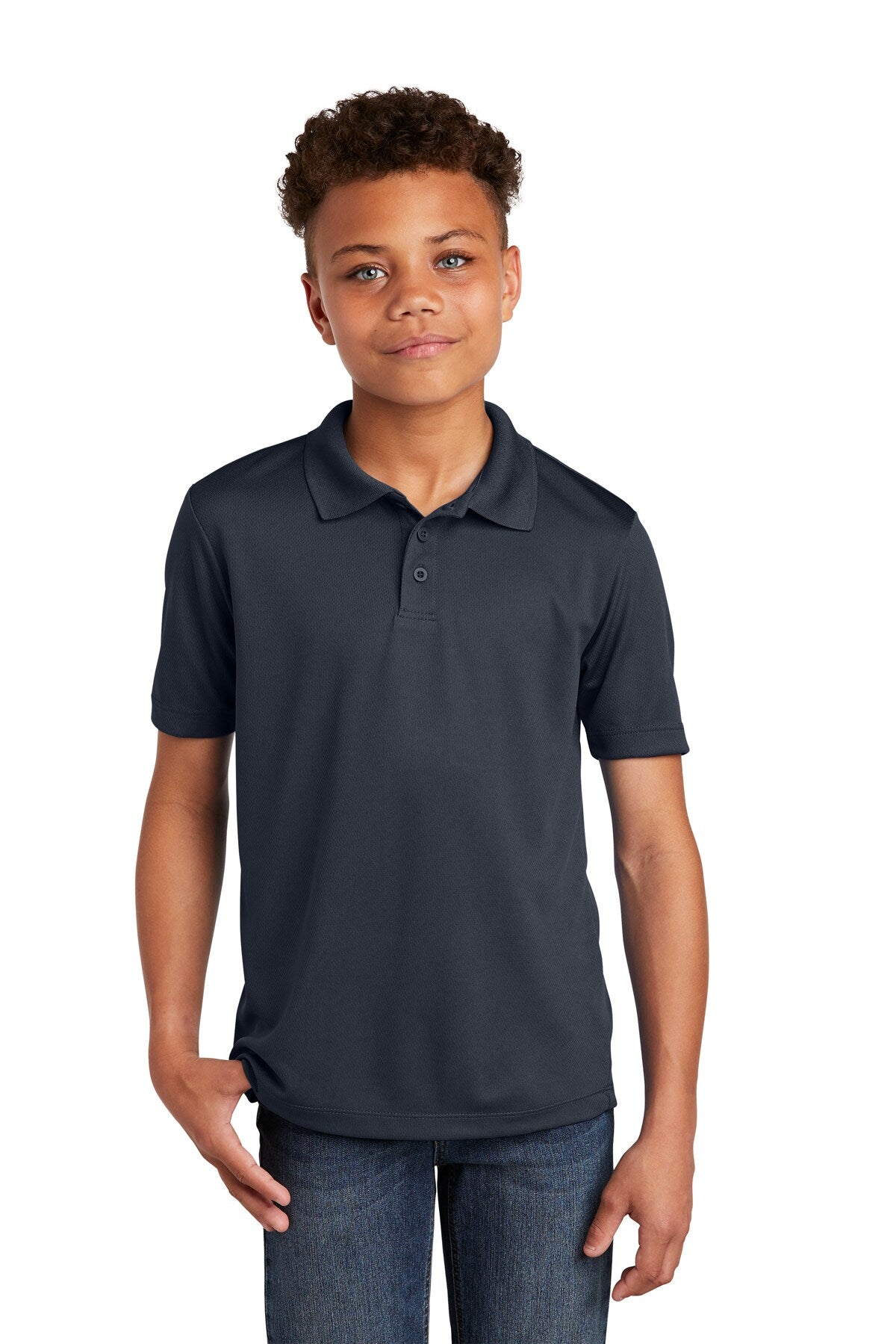 Sport-Tek® Youth Posi Charge Racer Mesh Polo