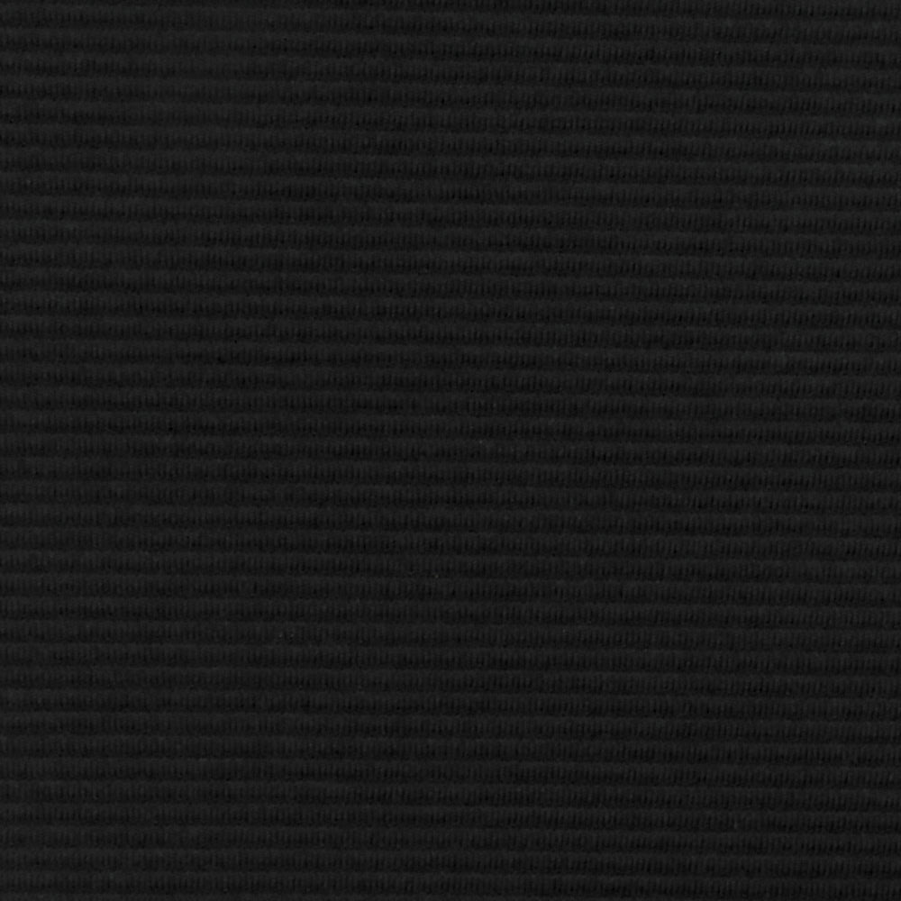 1 Yard Classic Black Rib Cloque Stretch Double Knit Fabric for Apparel and Dancewear 58 Inches Width
