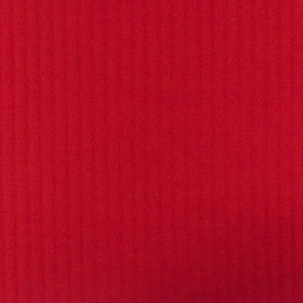 1 Yard Scarlet Red Cloque Stripe Stretch Double Knit Fabric for Coats and Apparel 50 Inches Width