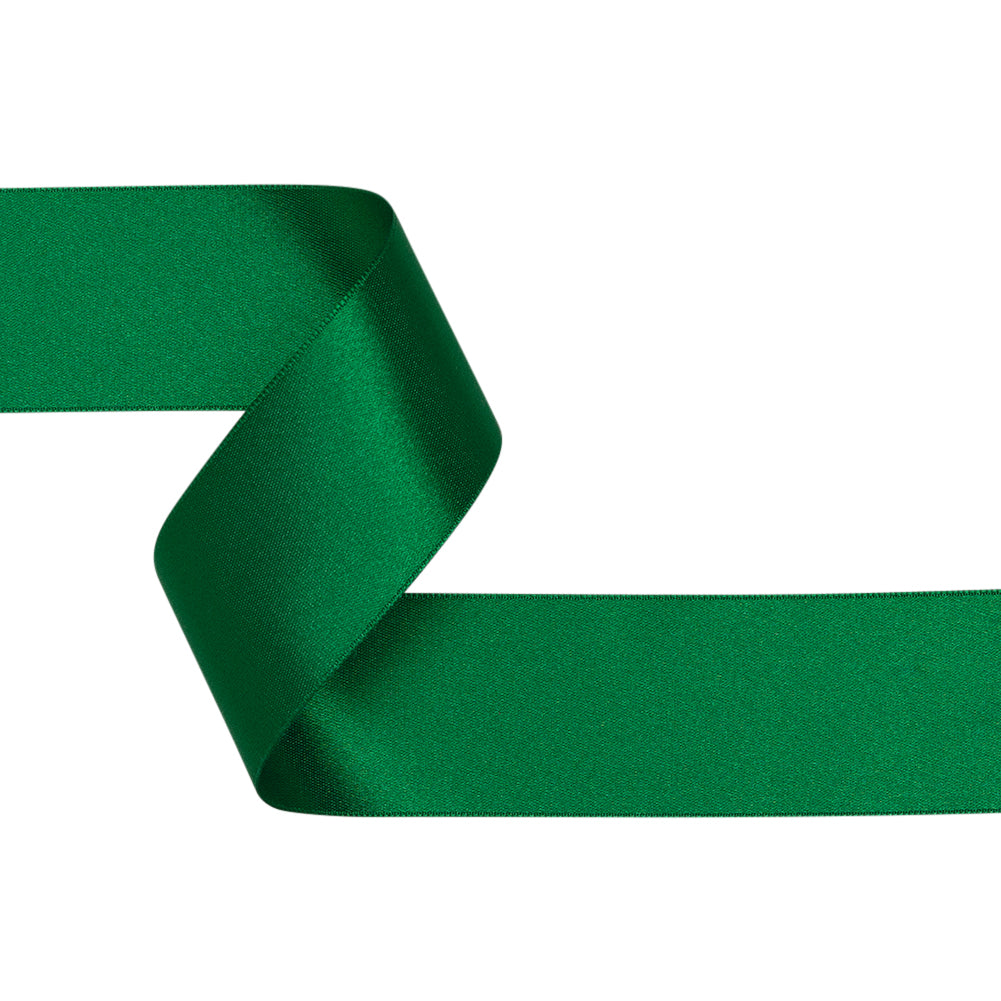 Emerald Double Face French Satin Ribbon