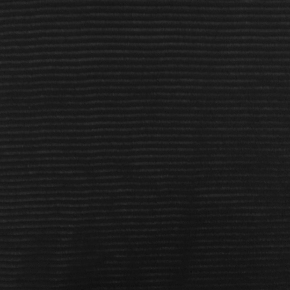 1 Yard Classic Black 3D Stripe Stretch Semi Sheer Knit Fabric 51 Inches