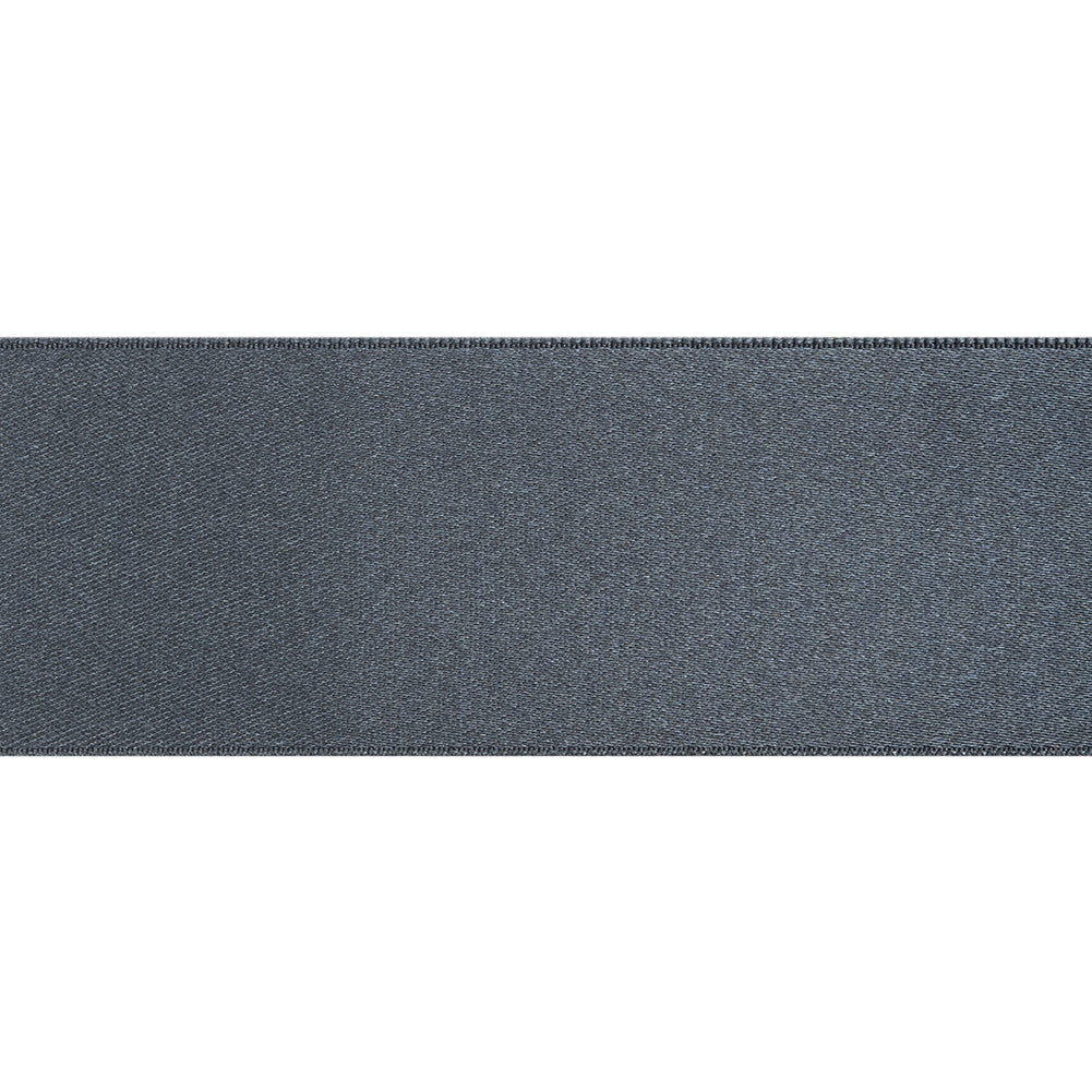 1.5" Silver Double Face French Satin Ribbon