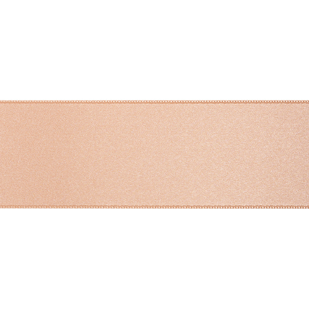 1.5" Light Peach Double Face French Satin Ribbon