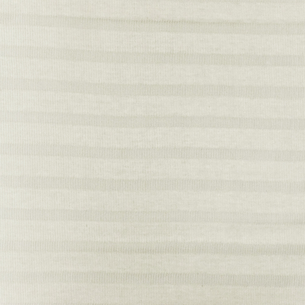 1 Yard Pure Ivory Ivory Stripe Stretch Cotton 2X2 Rib Knit Fabric for Dresses Tops Activewear 57 Inches Width
