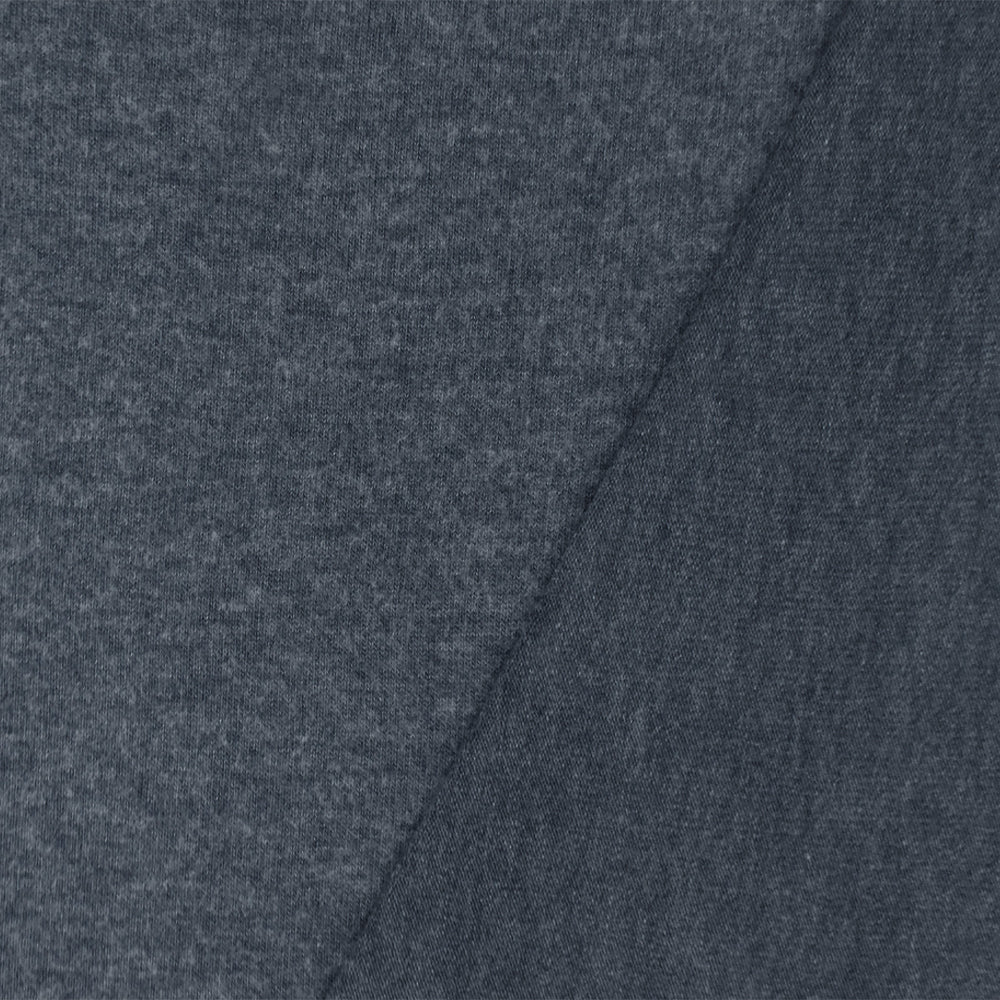 1 Yard Vintage Blue Texture Stretch Polyester Brushed Jersey Knit Fabric for Dresses Blouses Activewear 56 Inches Width