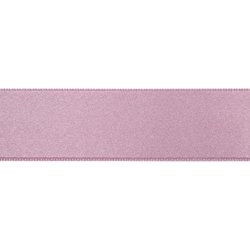 Mauve Double Face French Satin Ribbon - 1"