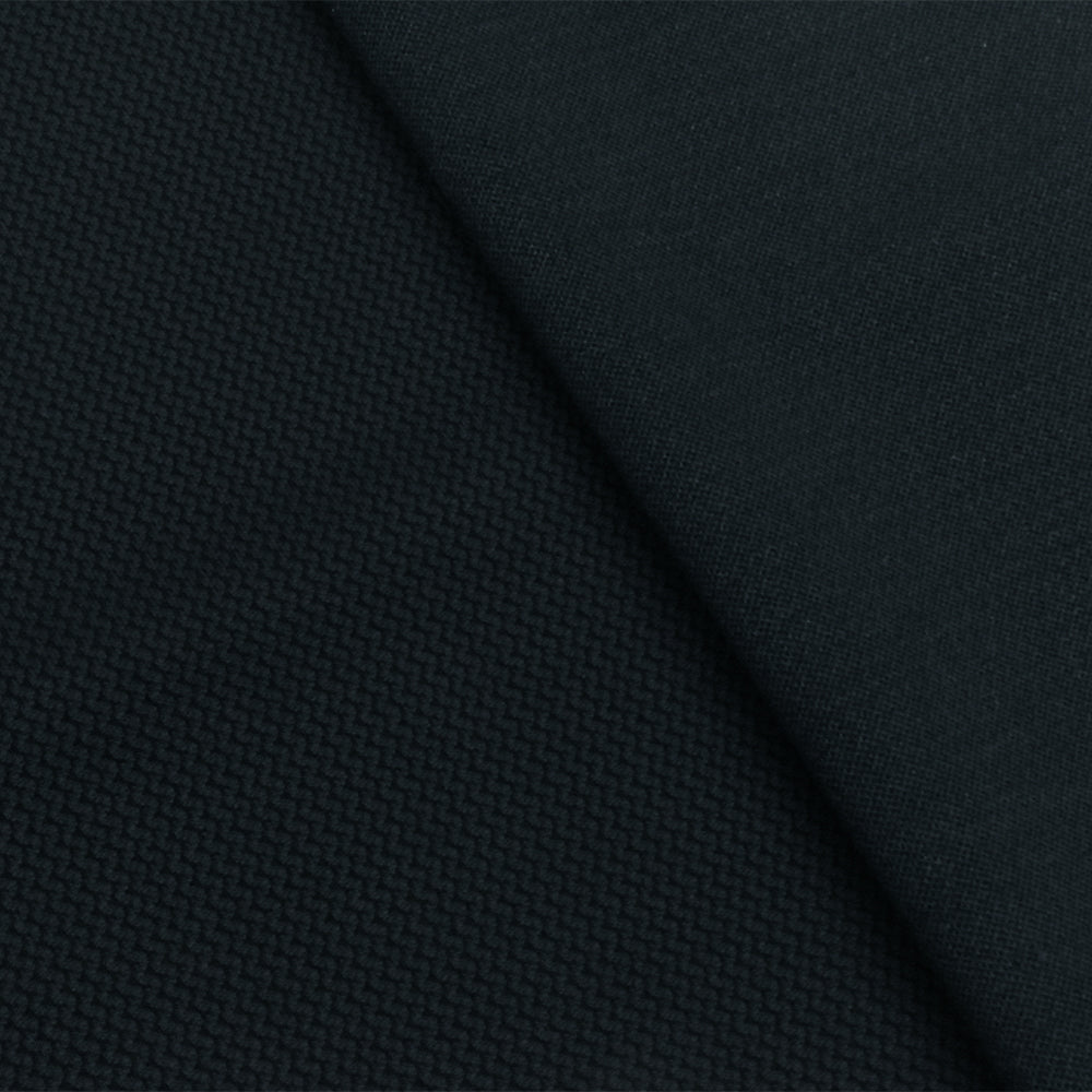 1 Yard Dark Night Navy Mini Wave Stretch Double Knit Fabric for Apparel Jackets Activewear Crafts 52 Inches Width