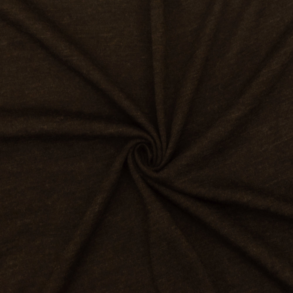 1 Yard Muddy Brown Solid Stretch Polyester Jersey Knit Fabric 56 Inches Wide