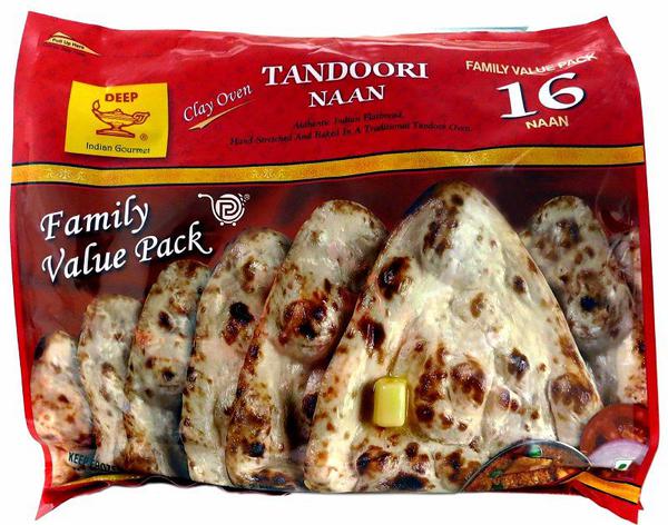 Deep Tandoori Naan 16 Pcs