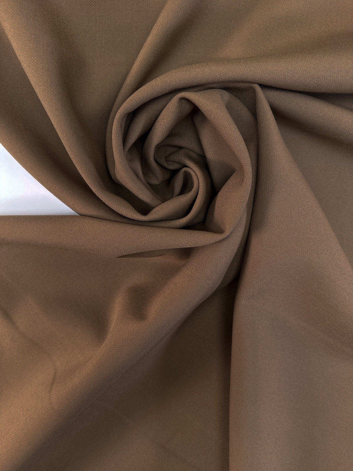 Polyester Twill Brown Beige Stretch
