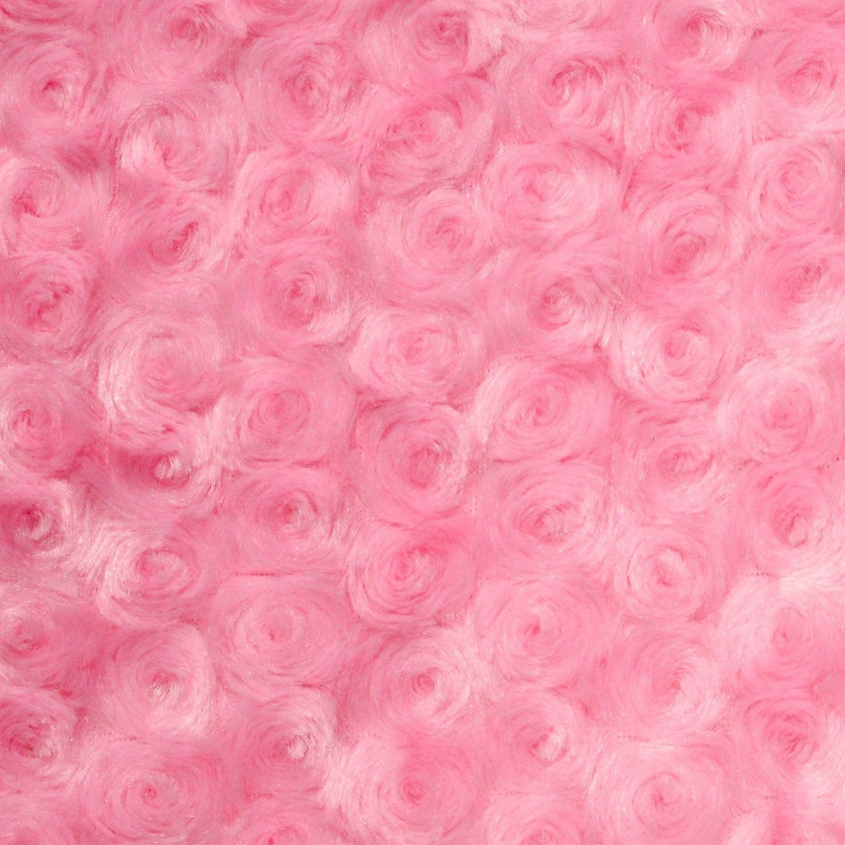 Faux Fur Fabric Swirl Rosebud 60" Wide